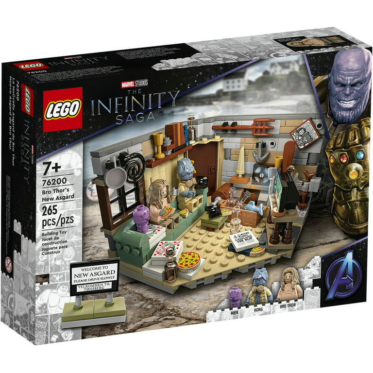 efterskrift Kortfattet padle LEGO Marvel Avengers: Infinity Saga Bro Thor's New Asgard 76200 Building  Set - Walmart.com