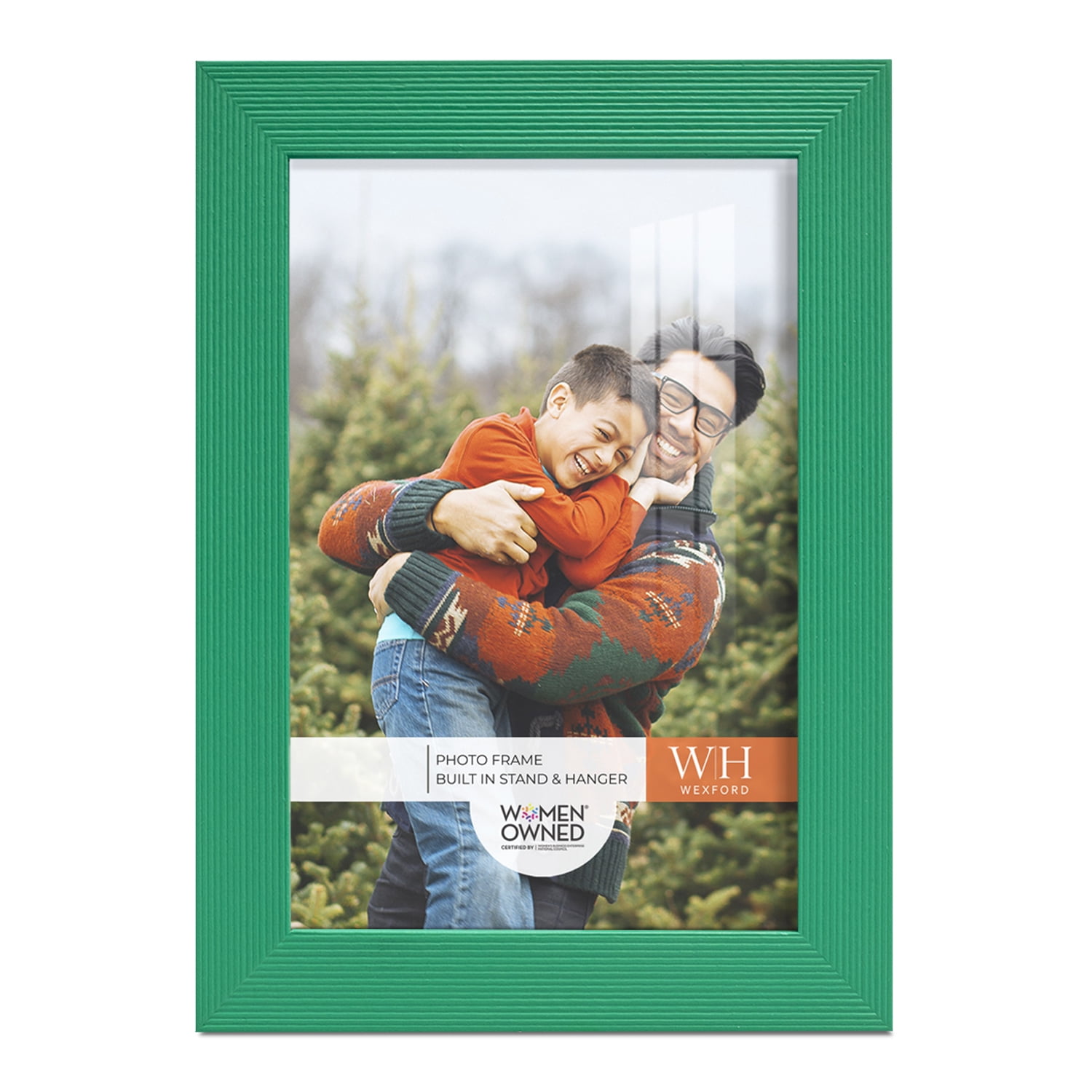 Emerald Green Rustic Picture Frame, 5 x 7