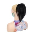 thumbnail image 1 of Extensions de Queue de Cheval à Pince Courte en Cheveux Synthétiques Raides pour Femmes, 1 of 6