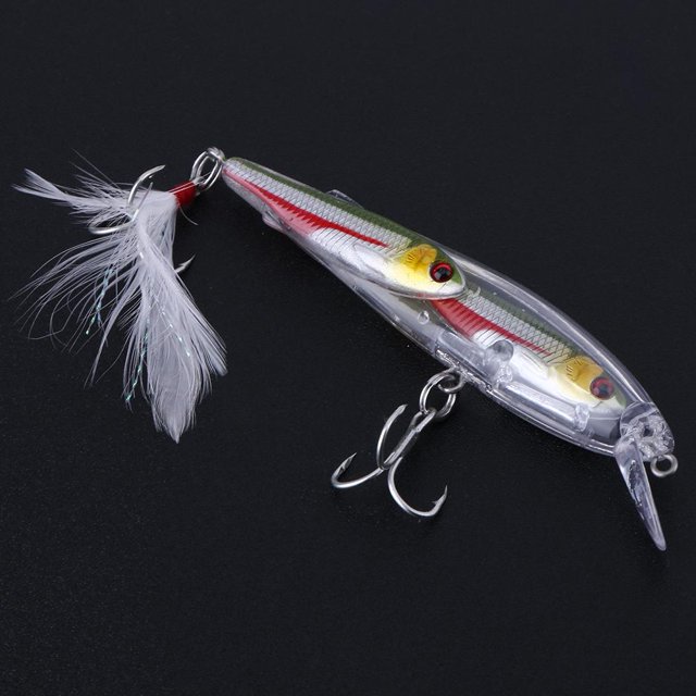 Gancho de surco de sangre con sonido de simulación 3D, cebo de señuelo de pesca de piscardo Artificial (C Ehuebsd Para estrenar