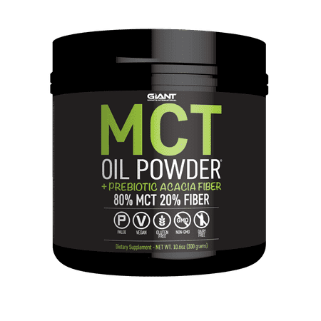 Giant Sports MCT Oil Powder with Prebiotic Acacia (Best Oil Absorbing Powder)