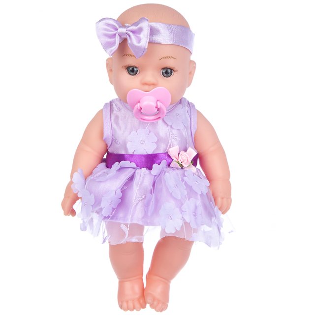 12 Inches Reborn Doll Vinyl Silicone Newborn Rebirth Doll Handmade Lifelike Toy Simulation Toy Model Gift
