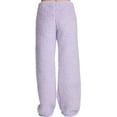 thumbnail image 3 of Just Love Women's Plush Pajama Pants - Comfortable and Stylish Loungewear (Lilac - Peace, Large), 3 of 3