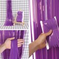 thumbnail image 5 of unbranded 2pcs Tassel Table Skirt Table Cloth Photo Backdrop Birthday Decor Rain Curtain Photo Props for Party Decoration(Purple), 5 of 8