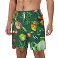 thumbnail image 2 of Gaeub Vegan Mens Swim Trunks Stretch Beach Shorts Quick Dry for Men Swim Shorts Swimwear with Pockets- Large, 2 of 9