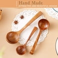 thumbnail image 2 of Triani 3 Pcs Wooden Soup Ladles Set for Cooking Cooking Spoons Utensils Set Natural Wooden Long Handle Wood Kitchen Tools Set for Stirring Mixing ladling soup when Cooking Soup Gruel, 2 of 7