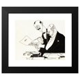 thumbnail image 2 of Albert Engström 18x15 Black Modern Framed Museum Art Print Titled - Springer the Notary (1902), 2 of 5