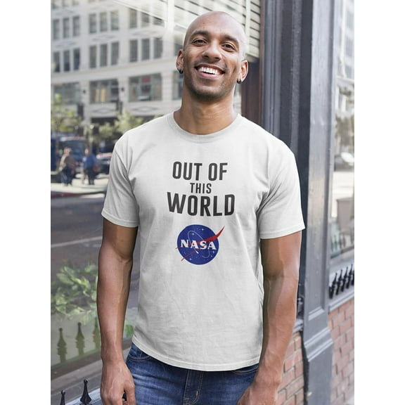 NASA Out Of This World. Men T-Shirt, Male 4X-Large