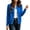 Blue, variant on Women Ribbed Knit Zip Up Jackets, Crew Neck Casual Fall Long Sleeve Cardigan Jackets Beige Size XL