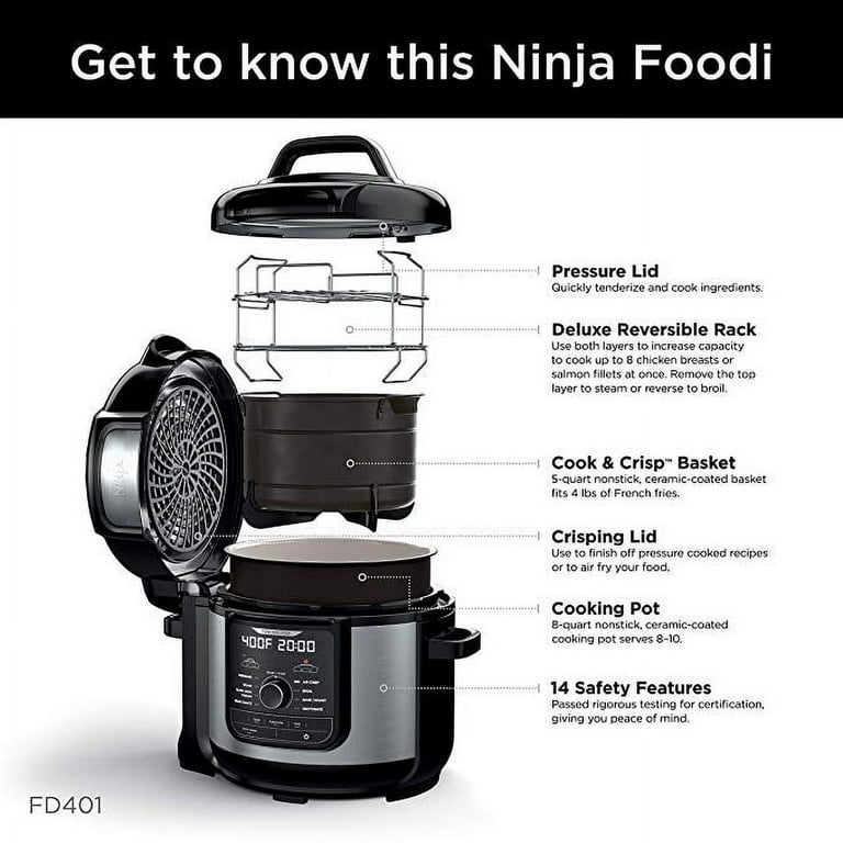 Ninja Foodi Deluxe TenderCrisp Pressure cooker orders