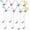 8Pcs, variant on 20pcs Dragonfly Clip Bug Repellent, Clip on Dragon Fly, Outdoor Fake Dragonfly Rod Clip for Hat, 3D Artificial Realistic Garden Stakes Decor to Keep Flies Away for Indoor Patio (8Pcs)