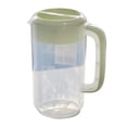 thumbnail image 1 of veasfak Pitcher with Lid with Scale Line Ice Tea Kettle for Refrigerator Home Juices Green, 1 of 9