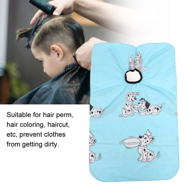 Capa De Corte De Pelo Para Niños Delantal De Peluquería De Dibujos Animados