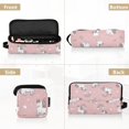 thumbnail image 5 of Hair Tool Organizer Bag with Heat Resistant Mat Removable Travel Storage Case for Hot Air Brushes Curling Irons Cute Unicorn Pattern, 5 of 8