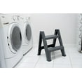 thumbnail image 4 of Mistral® Plastic Folding 2-Step Stool Grey, 4 of 6