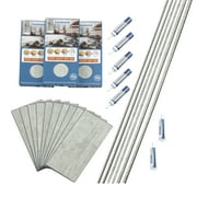 Palisade 23.2in x 11.1in Vinyl Wall Tile Shower Kit in Wind Gust
