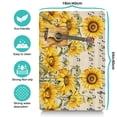 thumbnail image 5 of Artistic Retro Sunflower Dog Food Pad - Waterproof Non-Slip Pet Mat with Rustic Floral Design, Large Size, 5 of 5