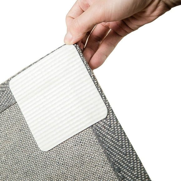 Rug Grippers, Non Slip Rug Gripper, “Vacuum TECH” - Anti Curling Rug Pad : Keep Your Rug in Place & Make Corner Flat 8PCS