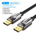 thumbnail image 1 of DisplayPort - DisplayPort 1.4 8K 60Hz 4K HDR 165Hz Cable Display Puerto de audio para PC Laptop Video TV Display Port 1.4 DP Cable 1.2 zhangyuxiang LED, 1 of 2