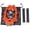 Orange, variant on Crampons Ice Cleats Traction Snow Grips for Boot and Shoes, Shoe Spikes for Men Women Walking on The Ice, Snow and Mud