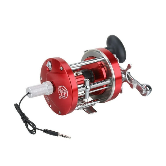 Video Fishing Camera Sea Wheel Outdoor Metal Smooth High Hardness Gear Trolling Boat Drum Fishing Vessel Ice Fishing Reel ,Easy to Use