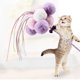 thumbnail image 2 of YUEHAO Suministros para mascotas Varita de juguete para gatos con forma de palo y plumas, juego interactivo, divertido gatito, suministros para mascotas, 2 of 4