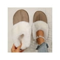 thumbnail image 3 of Women's Cozy Winter Slippers with Plush Fleece Lining, Fluffy Moccasin Design, and Non-Slip Platform, 3 of 8