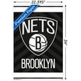 thumbnail image 3 of NBA Brooklyn Nets - Logo 15 Wall Poster with Push Pins, 22.375" x 34", 3 of 6