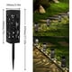 thumbnail image 2 of 4 piezas de luz solar para jardín con estaca de tierra, lámparas solares LED de color blanco cálido, antorcha solar para jardín, luz decorativa para jardín, patio, aceras, césped, 2 of 5