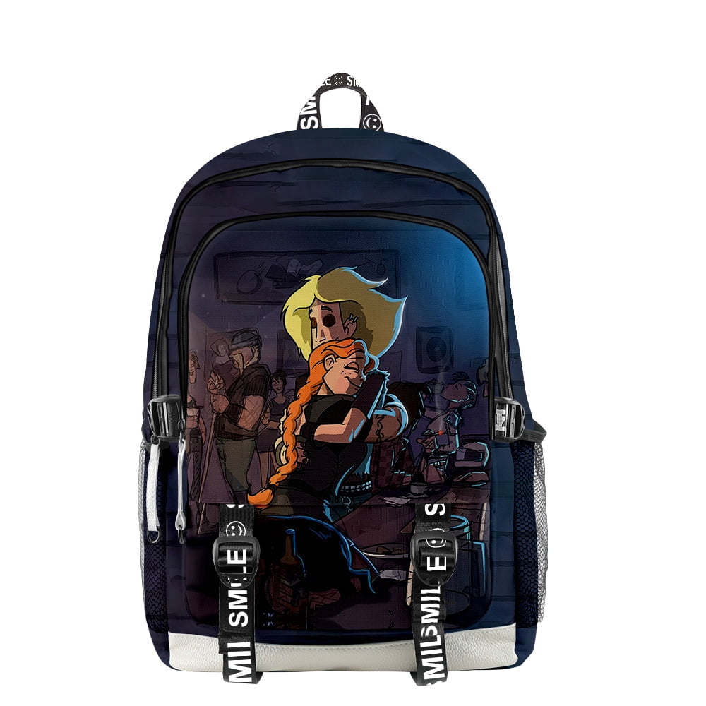 Metal Family Daypack Cosplay Backpack Funny Student Bookbag Unisex