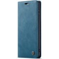 thumbnail image 1 of Phone Shell for Samsung S10 Blue Holder Flip Shell Vintage Matte Leather Bills Slot 6.1inch Retro 2 Slot (ID, 1 of 5