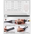 thumbnail image 7 of AWAYTR Men's Reversible Leather Ratchet Dress Belt for Casual and Business Wear, 7 of 7