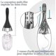 thumbnail image 3 of 350ml Automatic Enema Bulb With 3 Intensity Modes, Rechargeable Non-return Shower For Men Women Private Hygiene Shower Silicone Enema Kit, 3 of 5