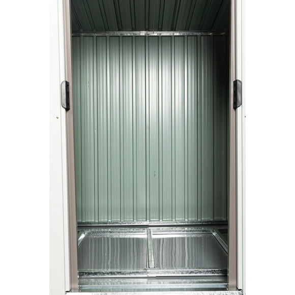 A2ZHOME 6ft x 4ft Outdoor Metal Storage Shed: Compact and Durable Storage Solution for Your Backyard (asPic)