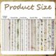 thumbnail image 2 of Juego de Cintas Washi Vintage, 20 Rollos Cinta Artesanal, Rollo Adhesiva Botánica, Mariposa Floral, Decorativa Grabable, 2 of 7