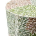 thumbnail image 3 of A&B Home Cylinder Capiz Stool - 18'' Tall Seating, Home Décor Accent Side Table, 3 of 5