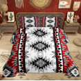 thumbnail image 2 of Manfei Hippie Geometric Aztec Full Size Comforter Sets, Tribal Western Bohemian Bedding Comforter Set, Mandala Theme Reversible Bedding Sets, Breathable Home Decor, 3 Pieces, 2 of 8