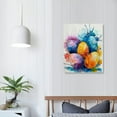thumbnail image 4 of Awypu Colorful Egg Decorative Wall Art Happy Easter Wall Decorative Canvas print Watercolor Painting Art Minimalism Decorative Home Gallery Living Room Bathroom decoration, 4 of 5