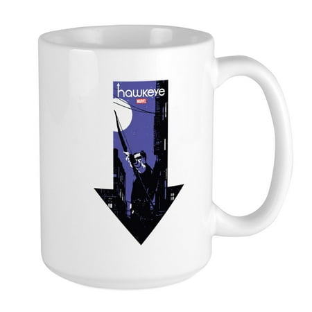 

CafePress - Hawkeye Down Arrow Large Mug - 15 oz Ceramic Large Mug