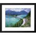 thumbnail image 2 of Road Bridge over Lake Sylvenstein, with Mountains in the Background, in Bavaria, Germany, Europe, Scenic Framed Art Print Wall Art by Gavin Hellier Sold by Art.Com, 2 of 5