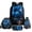 Blue Wolf, variant on Uorisanigo 4 in 1 Schoolbag Set for Teens, Blue Wolf Backpack with Lunch Bag Pencil Case Water Bottle Holder Pouch, 4 PCS, Boys, Bookbag School Daypacks for Elementary Middle
