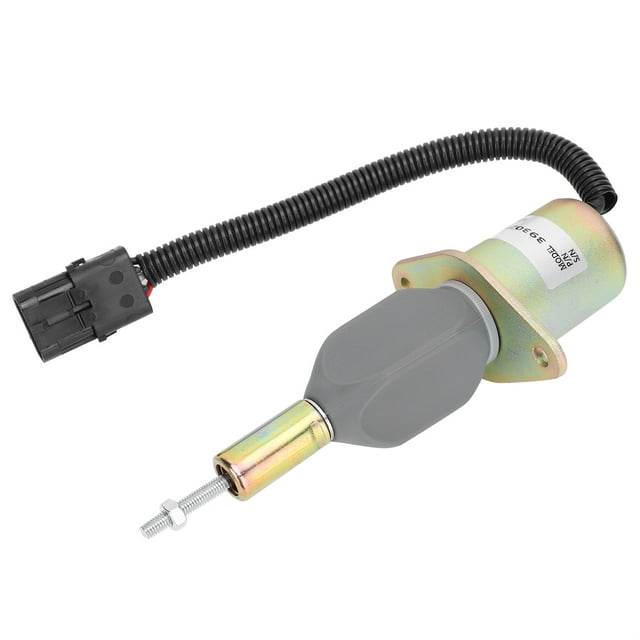 12V Fuel Shut Off Stop Solenoid Valve, Professional Convenient 12V Fuel Shut Off Solenoid For Excavators Construction Vehicles For Most People