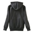 thumbnail image 6 of Yigetop Womens Hoodies Jacket Women's Sweatshirt Winter Casual Lined Up Warm Zip Coat Hooded Women's Coat Fleece Jacket Dark Gray 7XL, 6 of 7