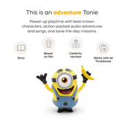 tonies Minions Bob Kevin Stuart Kids Teamwork Caring Lessons Audio Play Figurine 5”