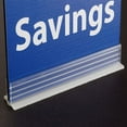 thumbnail image 2 of 3" L Self Adhesive Sign Card Holder Grip, Stick On Signage Holder for Flat Surfaces - 10 Pack, 2 of 5