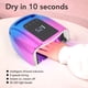 thumbnail image 3 of Lámpara De Uñas De Gel UV De 96 W, Secador De Uñas LED Recargable De Secado Rápido Con Chip De Lámpara De 42 Piezas, Diseño Portátil, Curado De Gel Uniforme Y Uniforme,, 3 of 7