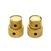 MABOTO 2 Sets Dual Concentric Stacked Control Knobs for Electric Bass Guitars Gold Color
