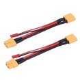 thumbnail image 3 of Fosa XT60 , JST Male Cable,2Pcs/Set XT60 Female to XT60 Male & JST Male Connector Adapter Cable RC Accessory, 3 of 8
