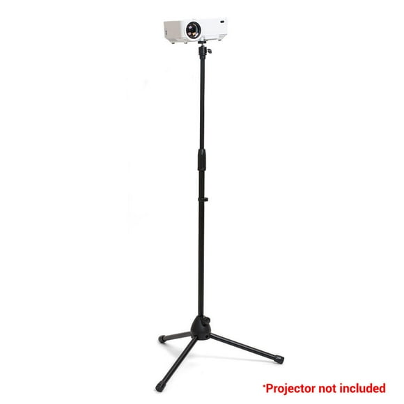 Foldable Projector Mounts Tripod Stand with Height Adjustable from 29.5"-58", Mounting Joint Included