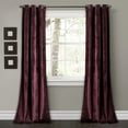 thumbnail image 6 of Lush Decor Prima Velvet Solid Window Panels - Ivory - 84 x 38, 6 of 11